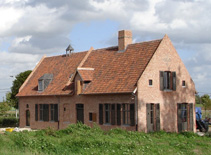 Steen: paepesteen, Verband: kruisverband, Kenmerken: hoeve